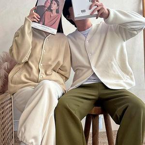 [바이단지]6컬러 오버핏 루즈핏 가디건 아우터 여성 남성 여자 남자 공용 봄 가을 겨울 뽀글이 후리스 기모