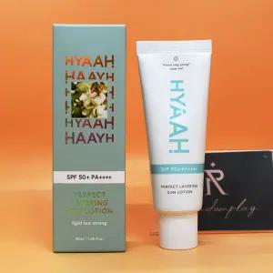 히야 수분모공 선크림 퍼펙트 레이어링 선로션 40mL 도매가능 수출