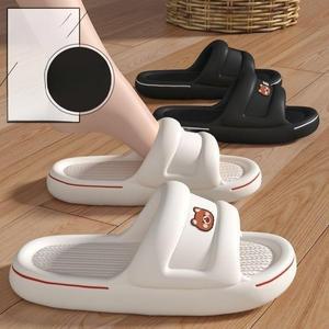 여성 NO.2곰돌이 층간소음 사무실 미끄럼방지 거실 실내 오래신어도 발편한슬리퍼 실내화