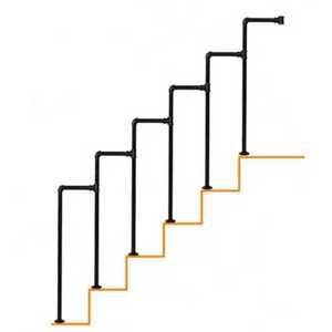 계단 난간 핸드레일 안전바 복도 벽부형 복층 실내 울타리 펜스