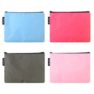 사각 납작 파우치 스림 무지 지퍼 천 이너백 파우치 인쇄