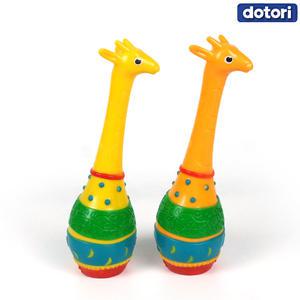 기린 마라카스 (2개1쌍) 딸랑이 쉐이커