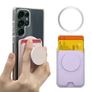 핸드폰 맥세이프 카드 지갑 그립 톡거치대 스마트톡 갤럭시 아이폰 링 카드2장 케이스 포켓 수납