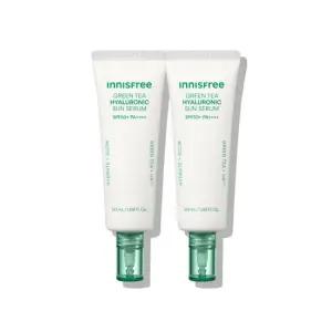 이니스프리 [1+ 1] 그린티 히알루론산 진정 수분 선세럼 SPF50+ PA++++ 50mL
