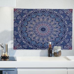 100X70CM 대형 기하학 휴양지 패브릭포스터 펜션 카페