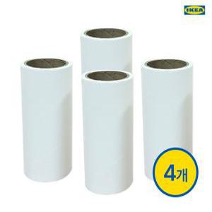 이케아 사선컷팅 돌돌이 밀대 테이프 클리너 먼지찍찍이 먼지제거 리필 4롤