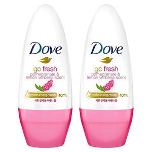 도브 석류앤레몬 데오드란트 롤온 40ml 땀억제제 땀냄새제거 2개