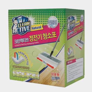 크린액티브 대용량 정전기(310매) 일반형 청소포 28*21 cm 1개