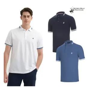 GS 비버리힐즈폴로클럽 남성 시그니쳐 반팔 PK 티셔츠3종택1 938821 비버리힐스 폴로클럽