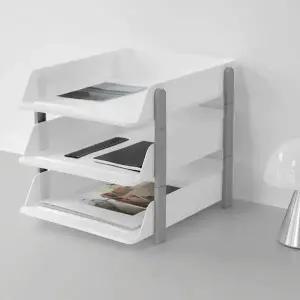 OFFISYS 데스크 3단 타워 문서트레이 A4서류 보관함