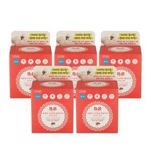 비앤비 구강청결 멸균티슈 30매 5팩  유기농순면