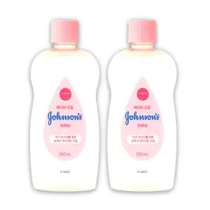 존슨즈 베이비 오일 500ml x 2개