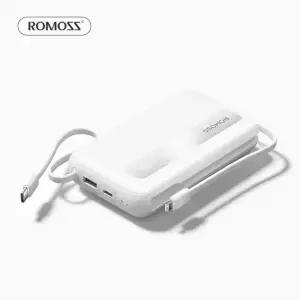 로모스 PPR10 22.5W 보조배터리 화이트 고속충전 비행기 반입 10000mAh 여행용