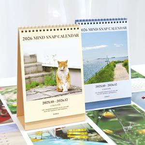 인디고 2026 마음사진 탁상 달력 (데스크 캘린더 포토 감성 인테리어)