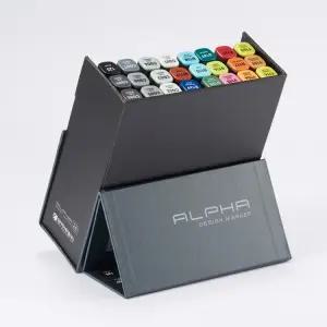 알파 디자인 트윈 마카 24색세트 (24색기본, 24색R)