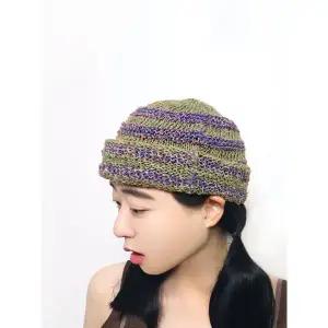 [앞머리] 핸드메이드 감성컬러배색 헴프 밀짚 비니 모자 n722_P402242891