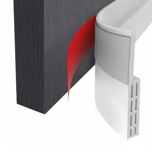 (1M) 방문 틈새막이 외풍 방음 차단 현관 문틈막이/창틀/방풍/테이프/패킹/창틀커버/방화문/틈막이/문방풍