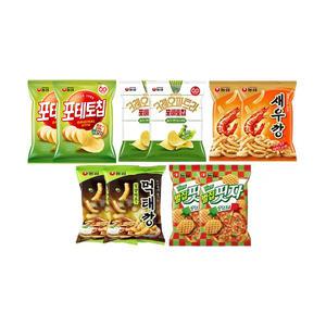 포테토크레오세트3(포테토칩오리지2,크레오파트라와사비2,새우깡2,먹태깡2,벌집핏자2)