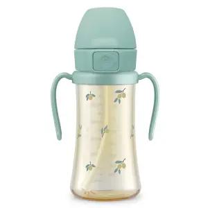 그로미미 PPSU 유아용 빨대컵 300ml x 올리브피스타치오 x 1개