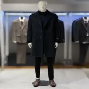 [트루젠] 트루젠 (역시즌/극소량) 다크그린 핸드메이드 캐시미어블렌드 롱코트 2244CL240650