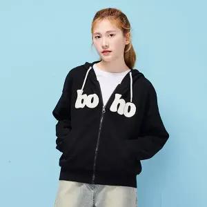 [에꼴리에] 여자 봄이월 세미크롭 볼륨후드점퍼(25C0751)