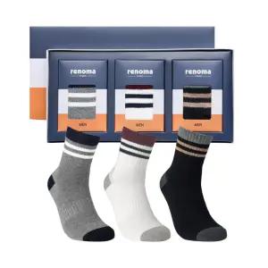 설명절 레노마 캐주얼 양말선물세트 답례품 선물용 남성여성 3족 스포츠양말 선물세트