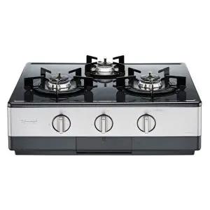 [린나이](김해점)[신세계 김해] 린나이 자동점화 러스틱실버 3구 가스레인지 RTR-Y3000 (도시가스,프로...