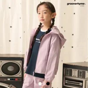 [그루브라임키즈]여아) N100 나일론타슬란 후드 라글란 바람막이 점퍼 (LIARCUV981P)