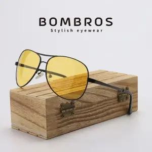 야간운전용 편광 선글라스 옐로우렌즈 클래식 보잉형 남녀공용 운전안경 빛반사차단