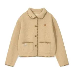 [와키윌리] 우먼스 시어링 스티치 자켓 베이지 WA2503JK66BE