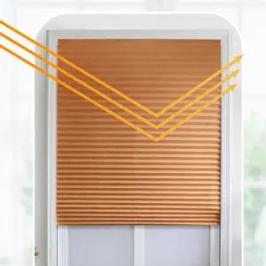 부착식 창문 종이 블라인드 가리개 붙이는 커튼