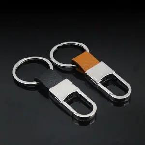 고광택 카라비너 가죽 키링 WFHWEQ4