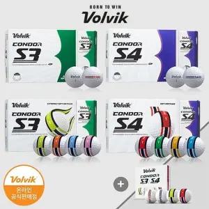 [볼빅] 콘도르 S3 S4 골프공 골프볼 우레탄 화이트 12구