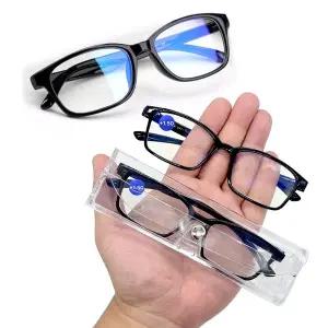 초경량 돋보기 노안 안경테 블루라이트 차단 확대경 뿔테 독서 안경