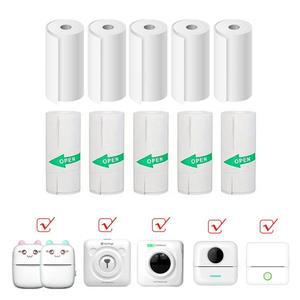 미니 프린트 카메라 감열지 롤 자체 접착 비 스티커 용지 인화지 프린터 즉석 메모 사진 57mm