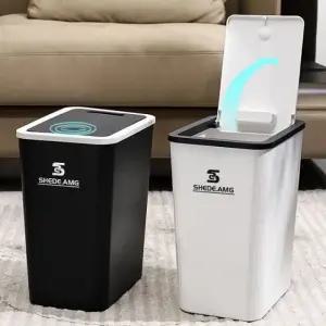 모던플립 원터치 휴지통 슬림 쓰레기통 가정용 (WFJZ3FM)
