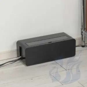 일본 멀티탭 케이스 대형 블랙 전선정리케이스 멀티탭