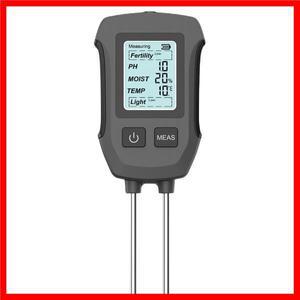 5-in-1 토양 테스터 디지털 PH 측정기/비옥도/온도/수분/햇빛 정원 잔디 농장 실내 실외 식물용
