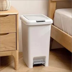투웨이 휴지통 20리터 원터치 페달 쓰레기통 (WFJYC5F)
