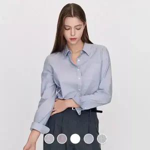 345902 여 옥스포드 긴팔 셔츠