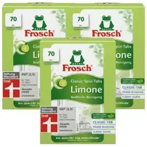 프로쉬 클래식 식기세척기 세제 그린레몬 타블렛 15g 70개입 1.05kg 3개