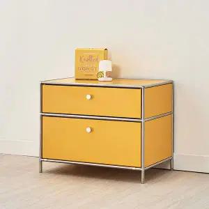 로벤 미드센추리 모듈 2단 600 협탁 서랍장