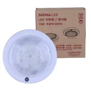 센서등 SIGMA LED 15W 6500K SOSGJH-15SG1 JH111079-24005
