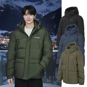 갤러리아 디스커버리 남성 베른 구스다운 숏패딩 DMDJ6A056