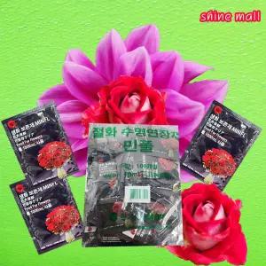 국내산 민플 생화보존제 10ml x100개/꽃다발 꽃바구니 더 오래 보관