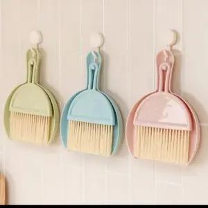 미니 빗자루 세트 청소 캐릭터용 미니빗자루쓰레받기 미니빗자루 키보드청소 미니청소솔