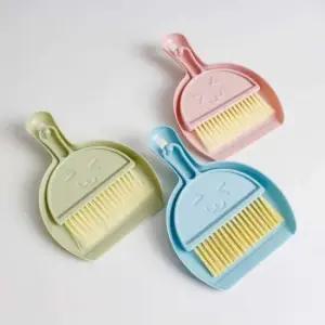 미니 빗자루 쓰레받기 세트 청소용 미니빗자루쓰레받기 둥근미니청소세트 청소세트