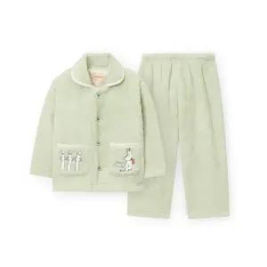 [오르시떼](김해점)아동 G045 무민민트벨 긴소매 파자마 세트