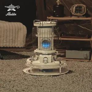 [EMK]알라딘 블루프레임 쿠커 등유 난로 (화이트/그린)