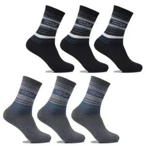 아놀드파마 겨울용 두꺼운 남자양말 6켤레 AP001 기모양말 보온양말 통파일양말